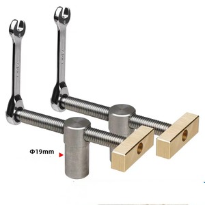 Étau d'établi réglable en acier inoxydable 19 20 mm pour table à bois - Product Image 4