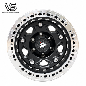 Jantes en alliage tout-terrain de 17 pouces, noires, spécifications personnalisées, vente en gros - Product Image 1