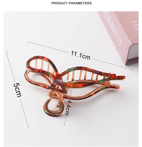 Accessoires Daou : Nouvelles pinces <span class=keywords><strong>à</strong></span> cheveux asymétriques pour filles, colorées, faites <span class=keywords><strong>à</strong></span> la main, style ruban, collection automne-hiver, best-seller transfrontalier - Product Image 2