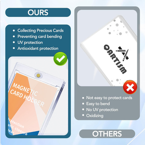 Hộp đựng thẻ bài thể thao bằng nhựa cứng Acryl thương hiệu Yili bán buôn, 35pt, có nam châm, kèm lớp bảo vệ UV, dùng cho văn phòng và trường học - Product Image 5