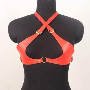 Lingerie seksi produk Sm kulit Harness badan mode dapat diatur gaya lingerie seksi ketat - Product Image 3