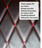 Tapis de sol en cuir pour intérieur de véhicule, en PU résistant à l'abrasion, découpable librement, avec envers en mousse et tissu pour voiture