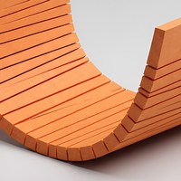 Panneau acoustique en polyester en forme de U pour l'absorption acoustique des panneaux acoustiques