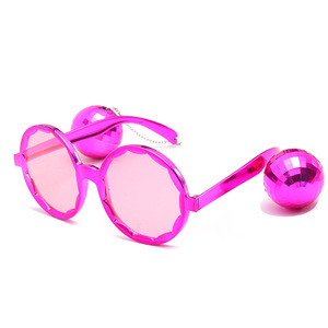 Vente chaude mariage Club bar mignon drôle pas cher <span class=keywords><strong>en</strong></span> plastique brillant accessoires décoration fête Disco lunettes - Product Image 5