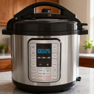 หม้อความดันไฟฟ้าอเนกประสงค์แบบ6L GT601-M03ควบคุมแบบดิจิตอลจอแสดงผล LED สามารถตั้งโปรแกรมได้ทำจากสเตนเลสสตีล - Product Image 5