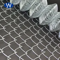 Düşük fiyat galvanizli zincir bağlantı çit elmas tel örgü fabrika oyun çit