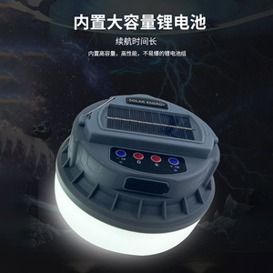 หลอดไฟ LED พลังงานแสงอาทิตย์แบบชาร์จไฟได้ รุ่น D41 6V DC พกพาสะดวก ใช้สำหรับตั้งแคมป์ กรณีฉุกเฉิน และใช้ในบ้าน - Product Image 3