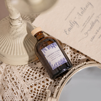 Conception personnalisée de lavande diffuseur d'emballage d'air de chambre fraîche de luxe de fantaisie bouteilles boîte diffuseur de roseau