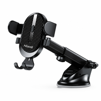 Support de téléphone portable pour voiture à ventouse pour pare-brise et tableau de bord, fixation rapide à une touche, maintien stable, vente en gros