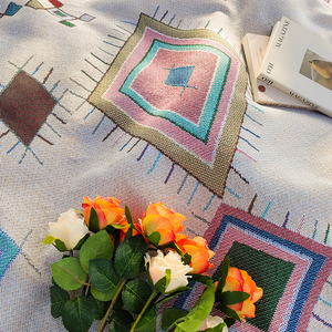 Venta caliente Nordic Camping Manta Hogar Tapiz Tejido Bohemia Sofá Cubierta Mantas Throw - Product Image 5