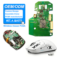 Ensamblaje de PCB para Ratón Inalámbrico Personalizado, Desarrollo de Diseño de PCBA para Ratón de Juego, Fabricante Integral que Ofrece Procesos SMT y DIP