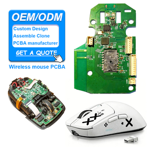 تجميع لوحات الدوائر المطبوعة (<span class=keywords><strong>PCB</strong></span>) للفأرة اللاسلكية المخصصة، تصميم وتطوير لوحات الدوائر المطبوعة (PCBA) للفأرة المخصصة للألعاب، مصنع متكامل يدعم عمليات SMT و DIP - Product Image 1