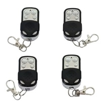 Télécommande universelle pour porte de garage à 4 boutons, 433 MHz, clonage, code fixe, code roulant, communication sans fil RF 12 V, portail
