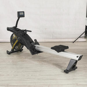 Rameur à Air Commercial Portable pour Entraînement Aérobie, Équipement de Gym <span class=keywords><strong>CrossFit</strong></span>, Rameur de Fitness avec 10 Niveaux - Product Image 3