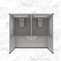 Fabricant Vente en gros Toilette mobile Cabine de toilette portable personnalisée Conteneur Toilette publique Salle de bain