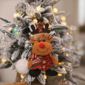 Adornos Colgantes de Felpa Tejida para Árbol de Navidad, Regalo de Navidad, Decoración para Escenas de Pueblo Navideño - Product Image 3