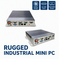 Computadora Industrial Integrada Sin Ventilador IGO 600, Host de Control Industrial de Montaje en Pared para Computación en Borde IoT