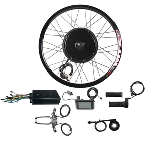 Kit moteur de moyeu de vélo électrique 36v 500w/1000w/3000w pour accélérateur de pouce d'affichage LCD avant arrière avec batterie au lithium d'alimentation - Product Image 3