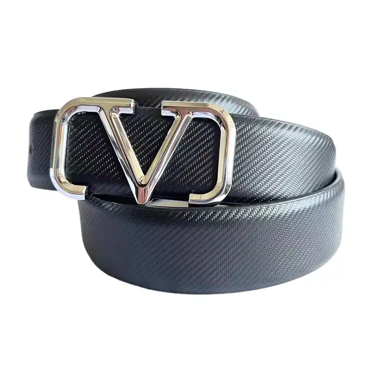 Source mens belts genuine leather Luxury Designer belts for men with New  Letter V buckle in Zinc Alloy Hot New Design on m.