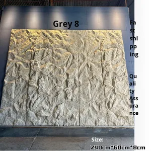 <span class=keywords><strong>PU</strong></span>石材板 轻质超薄连续图案薄板，适用于内外墙 - Product Image 5