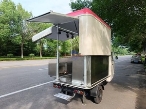 Stainless Steel <b>Frame</b> Mobile Food Cart Electric Fast Food Catering Trailer Commercial Restaurant Equipment - Product Image 5