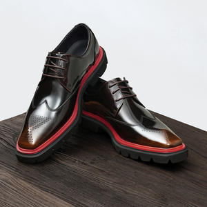 Dernier modèle de chaussures en toile respirantes décontractées et habillées pour hommes, style britannique, idéales pour les mariages d'automne - Product Image 3