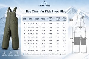 Peto de esquí para niños, desmontable, térmico, impermeable, cortavientos, transpirable, ecológico, con forro polar, estampado, de secado rápido - Product Image 6