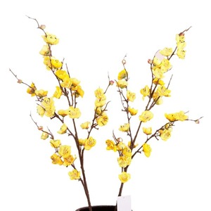 QIHAO Artificial Plum Blossom Single Branch High Simulation Silk Flower For Home Wedding Decoration - Product Image 5