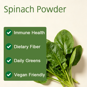 OEM/ODM Hot Selling Spinach Powder from Whole Leaf, Rich in Beneficial Thylakoids, <b>Multivitamins</b> and Chlorophyll, Support Immune - Product Image 4