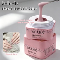 Gel de construction pour ongles 15g 30g 60g, gel de structure et de finition à faible chaleur, gel de construction rapide pour artistes professionnels en ongles