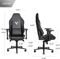 JX1169S chaise de jeu raffinée chaises de jeu ps4 intelligentes chaises de jeu en cuir avec éclairage LED