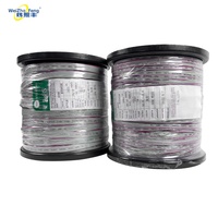 Câbles électriques UL2651 plats 28AWG 300V, multibrins, 99,9% cuivre, bornes rouges et blanches, isolation PVC, UL758/UL1581 PH2.0-2/3/4