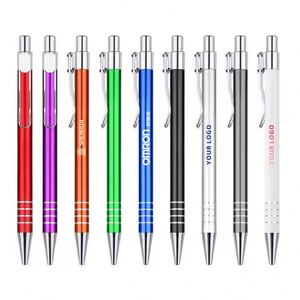 Bolígrafo Promocional de Metal de Lujo con Clip Personalizado, 0.5 mm, Multicolor, con Impresión del Nombre de la Empresa para Negocios - Product Image 4