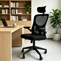 Chaise de bureau de direction de luxe ergonomique haut de gamme entièrement en maille à dossier haut 2026