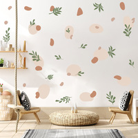Papel tapiz nórdico para decoración de pared del hogar, Mural de pared autoadhesivo extraíble para dormitorio