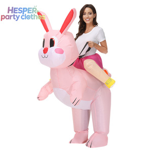 HESPER Halloween Funny Party Cosplay Crazy Jurassic Dinosaur Red Fire Inflatable Dragon Costume Adults Unisex Animal/Anime - Product Image 2