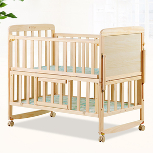 Culla Moderna in Legno per <span class=keywords><strong>Neonati</strong></span> - Altalena Regolabile in Altezza per Uso Esterno e Ospedaliero, Servizio OEM all'Ingrosso, <span class=keywords><strong>Dimensioni</strong></span> Personalizzabili, Finitura Atossica - Product Image 4