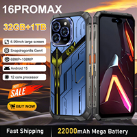 Teléfono Resistente Conquest 22000mAh con Batería Grande, IP68, 5G, 32GB+1TB, Android, 16Pro Max, con Cámara de 68mp, Gran Venta