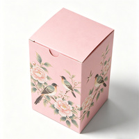 Caja de Regalo Plegable con Doble Solapa y Logotipo Personalizado, Caja de Embalaje de Papel con Doble Solapa en Ambos Lados, Venta al Por Mayor