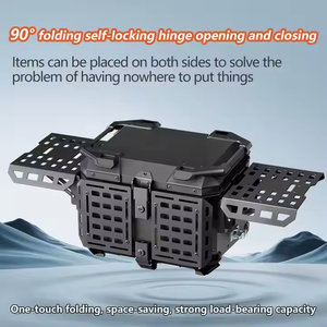Caja Trasera de Aleación de Aluminio de Alta Calidad, Impermeable, 45Lr, Irrompible, Negra con Cierre de Seguridad - Product Image 2