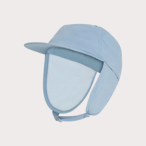 屋外活動のための冬の保護イヤーマフハットソフト釣りハイキングキャンプガーデンファームキャップ5パネルビーチ - Product Image 6