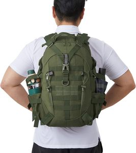 <span class=keywords><strong>Sac</strong></span> à dos de randonnée extérieur <span class=keywords><strong>35L</strong></span> en vert pour le camping, la chasse et l'<span class=keywords><strong>alpinisme</strong></span>, fabriqué avec une doublure en polyester durable - Product Image 6