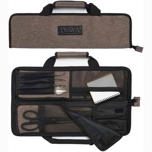 Échantillon gratuit : Sac de transport pour couteaux de chef, 12 poches pour couteaux et ustensiles de cuisine - Product Image 1