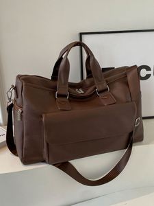 Wholesale Custom Design Luxury Weekender Duffle <b>Bag</b> Fashionable High Quality <b>Gym</b> Sports <b>Bag</b> PU Leather Travel <b>Bag</b> for <b>Men</b> - Product Image 2