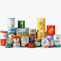 Boîte en métal rectangulaire à charnières de qualité alimentaire avec logo personnalisé