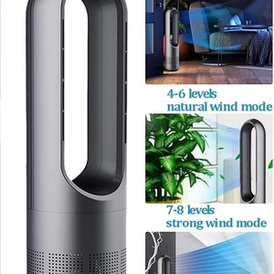 Ventilateur de sol intelligent électrique sans pales, purificateur d'air, refroidissement, chauffage, minuterie, contrôle numérique, ventilateur domestique en plastique, 8000 tr/min - Product Image 5