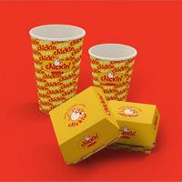Boîtes à burger de poulet frit personnalisées sacs en papier grandes boîtes alimentaires recyclables papier sulfurisé pour emballage de fast-food