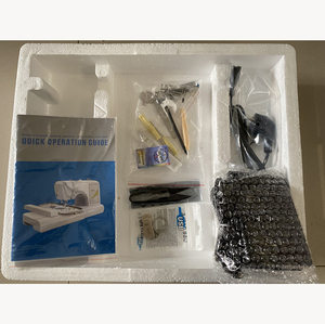MYEKOO Nueva Máquina de Coser Doméstica Computarizada de Alta Velocidad de Una Sola Aguja para Bordado de Camisetas con Pie de Arrastre y Diseño de Base Plana - Product Image 3