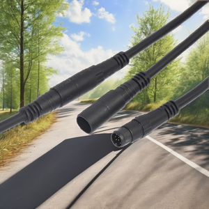 محول عالي الجودة 10-ذكر/أنثى لشاشة LCD دبوس اتصال نحاسي دراجة كهربائية استخدام IP66 M12 3p 6p 10p تطبيقات - Product Image 2