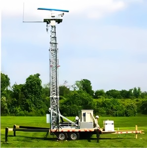 Torre <span class=keywords><strong>Mobile</strong></span> Retrattile 15m-40m Q235B con Palo in Acciaio Pesante per Servizi di Comunicazione d'Emergenza in Cantieri Edili - Product Image 4